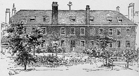 Grey Coat School: a bland, two-story English building