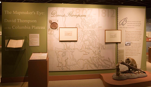 museum exhibit wall