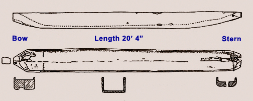 nez perce canoe no. 8734