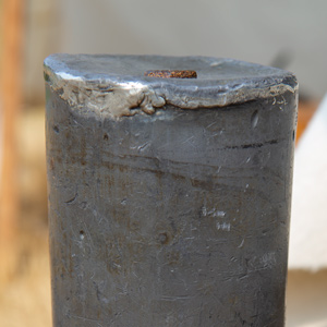 12-tall lead cylinder