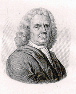 Boerhaave portrait: black and white engraving
