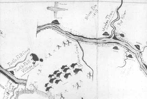 Indian map using images to portray meaning