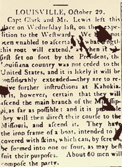 Newspaper clipping