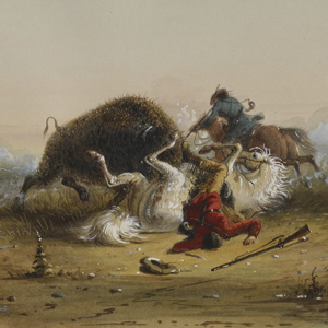 John Mix Stanley Chromo Lithograph of the Bears Tooth