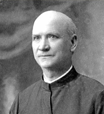 a photo of a catholic priest