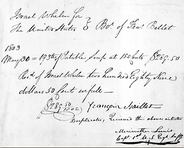 Note written in pen and ink