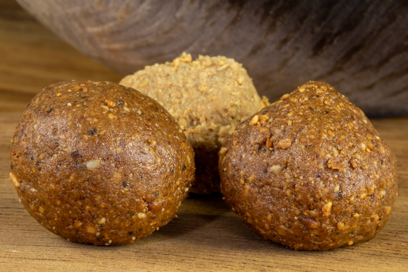 small, doughy balls made from sunflower seeds