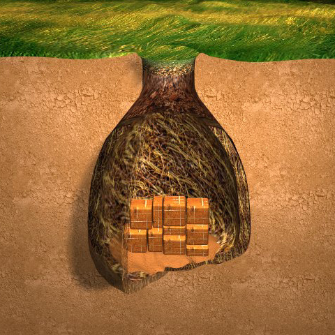 Cross-section of a Cache