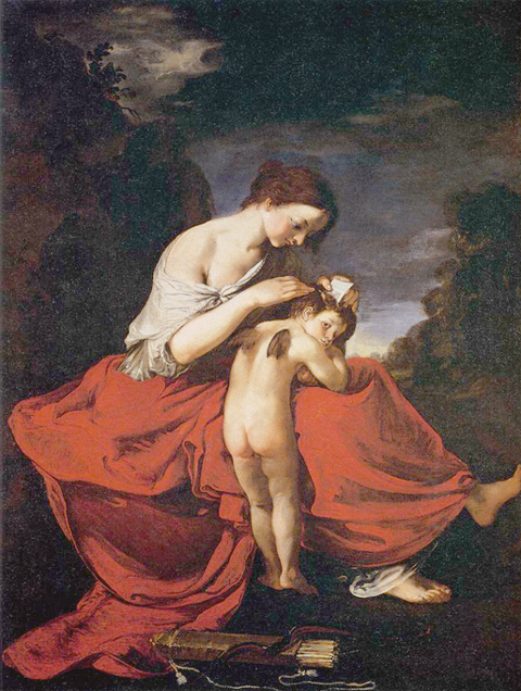 romantic-styled painting described below