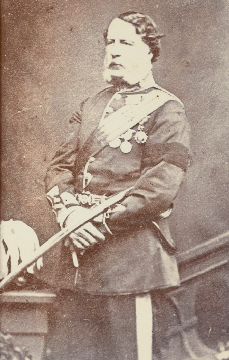 19th-century Henry Warre as a soldier in dress uniform
